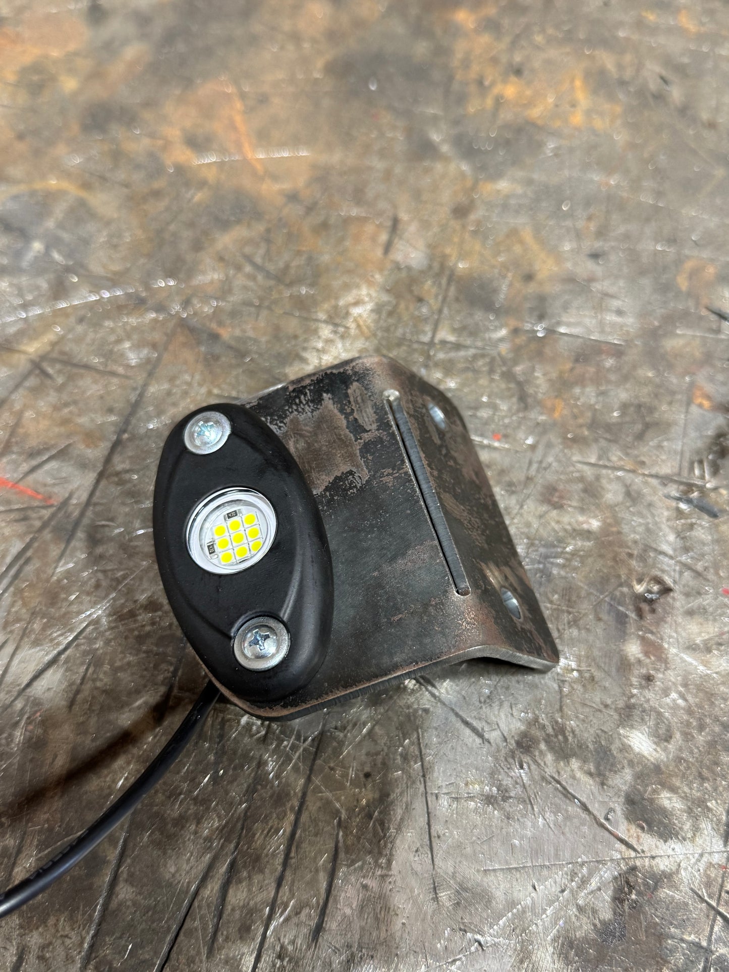 Angled Rock Light Brackets