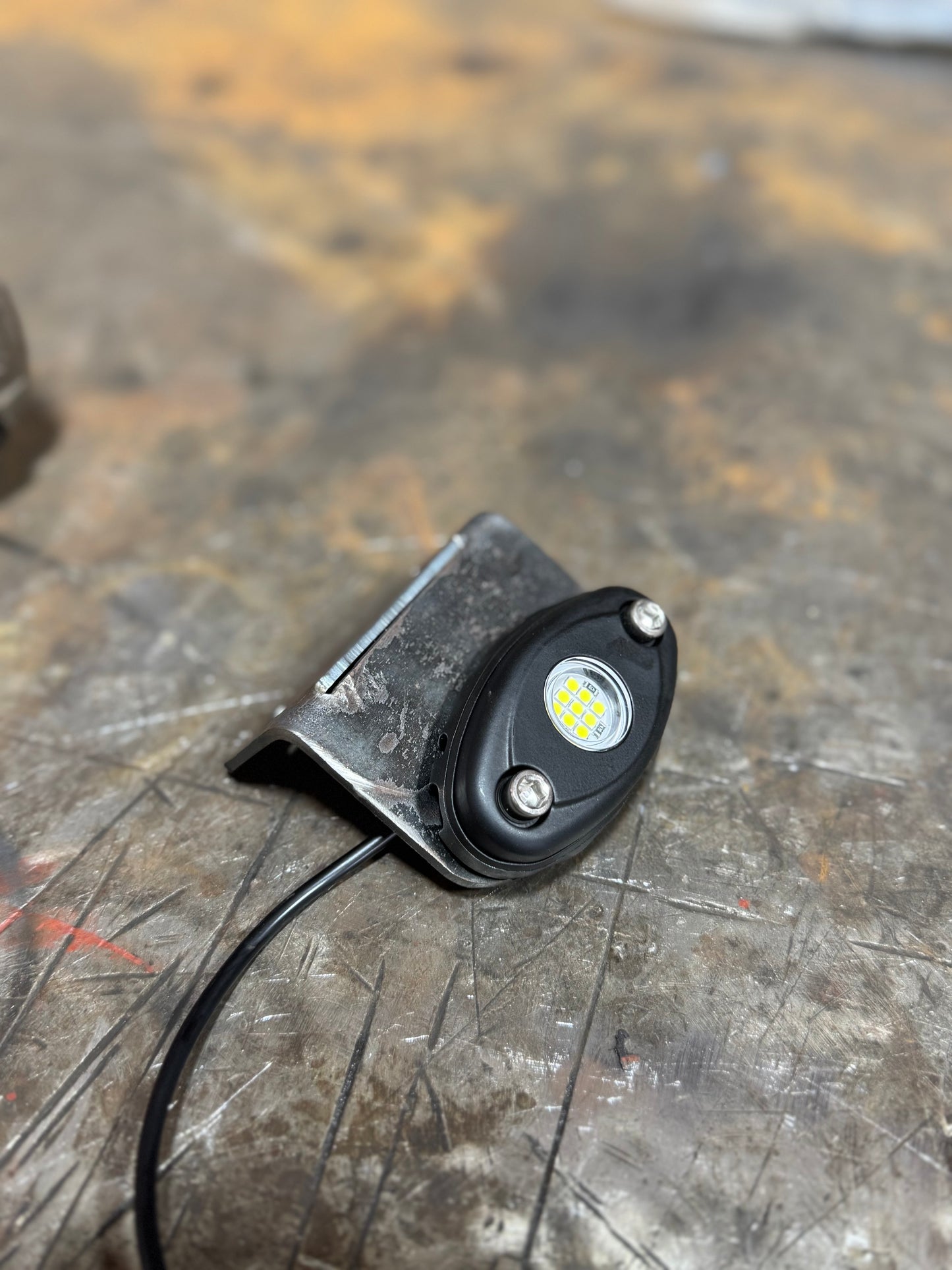 Angled Rock Light Brackets