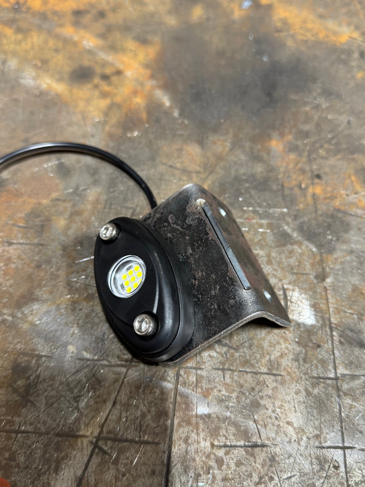 Angled Rock Light Brackets